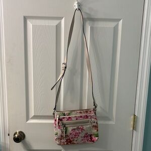 Dana Buchman Floral Crossbody Purse